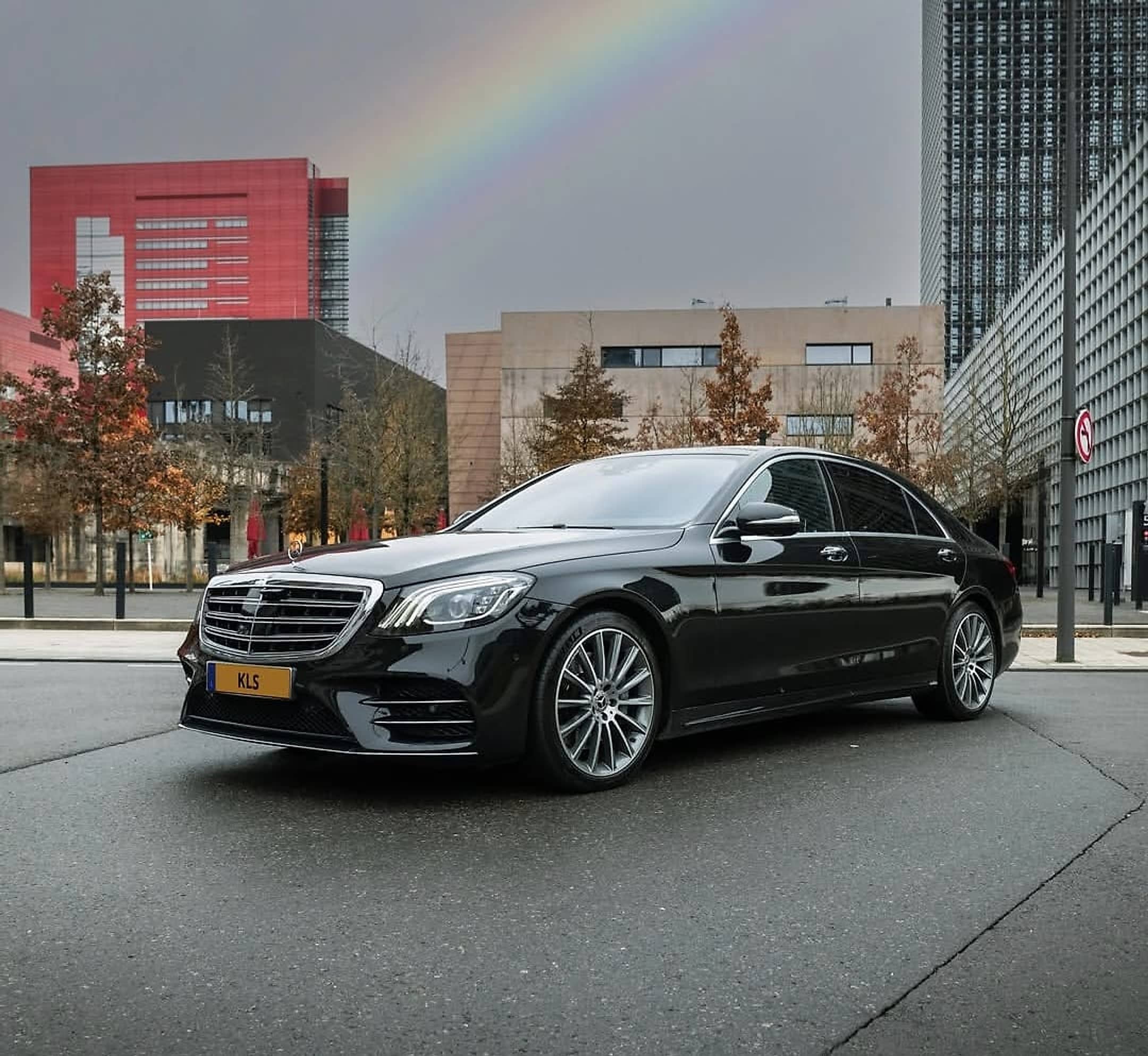 Karl’s Luxury S-Class saloon, in Luxembourg